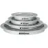 Grille de Ventilation Ronde 100 mm en Fonte d'Aluminium - Filet Anti Insectes - Durable et Résistante aux Intempéries - Extérieure/Intérieure - DN100