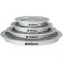 Grille de Ventilation Ronde 200 mm en Fonte d'Aluminium - Filet Anti Insectes - Durable et Résistante aux Intempéries - Extérieure/Intérieure - DN200