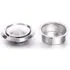 Bouche VMC 100 mm en acier inoxydable brossé - Réglable - Inox 304 - Extraction/Insufflation - Pour conduit VMC et hotte - Installation mur ou plafond