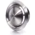Bouche VMC 100 mm en acier inoxydable brossé - Réglable - Inox 304 - Extraction/Insufflation - Pour conduit VMC et hotte - Installation mur ou plafond