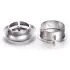 Bouche VMC 100 mm en acier inoxydable brossé - Réglable - Inox 304 - Extraction/Insufflation - Pour conduit VMC et hotte - Installation mur ou plafond