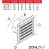 Grille Ventilation 125 mm Inox Haute Qualité - Hotte, Extracteur, Sèche-Linge, VMC - Filet Anti Insectes - Résistance Intempéries - 185x185mm - DN125
