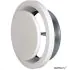 Bouche VMC 100 mm Réglable en Acier Blanc Laqué - Extraction - Durable et Élégante - VMC Simple et Double Flux - Installation Mur ou Plafond - DN100