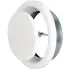 Bouche VMC 100 mm Réglable en Acier Blanc Laqué - Extraction - Durable et Élégante - VMC Simple et Double Flux - Installation Mur ou Plafond - DN100