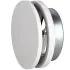 Bouche VMC 125 mm Réglable en Acier Blanc Laqué - Insufflation - Durable et Élégante - VMC Simple et Double Flux - Installation Mur ou Plafond - DN125
