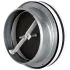 Bouche VMC 125 mm Réglable en Acier Blanc Laqué - Insufflation - Durable et Élégante - VMC Simple et Double Flux - Installation Mur ou Plafond - DN125