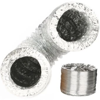Gaine de ventilation flexible aluminium DOMUX DMX-125-ALU-3M (1/9)