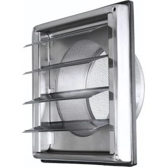 Grille de ventilation inox à lames DOMUX DMX-125-SMS-W (1/7)